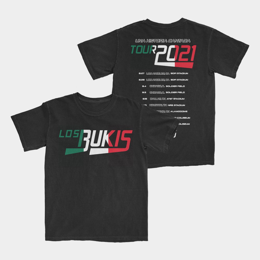 Los Bukis El Tricolor Tour T-Shirt (Black)